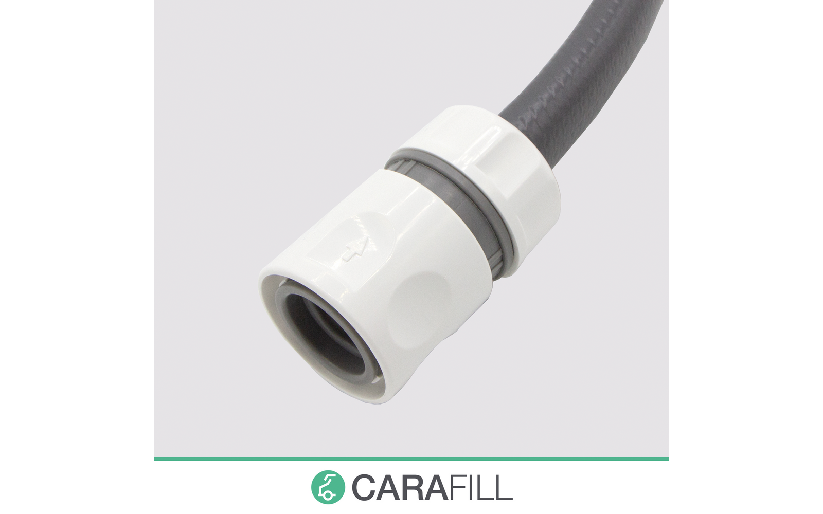 Tilkoblingssett 1/2" 30 cm med slangekoblinger for vannfilter bakside