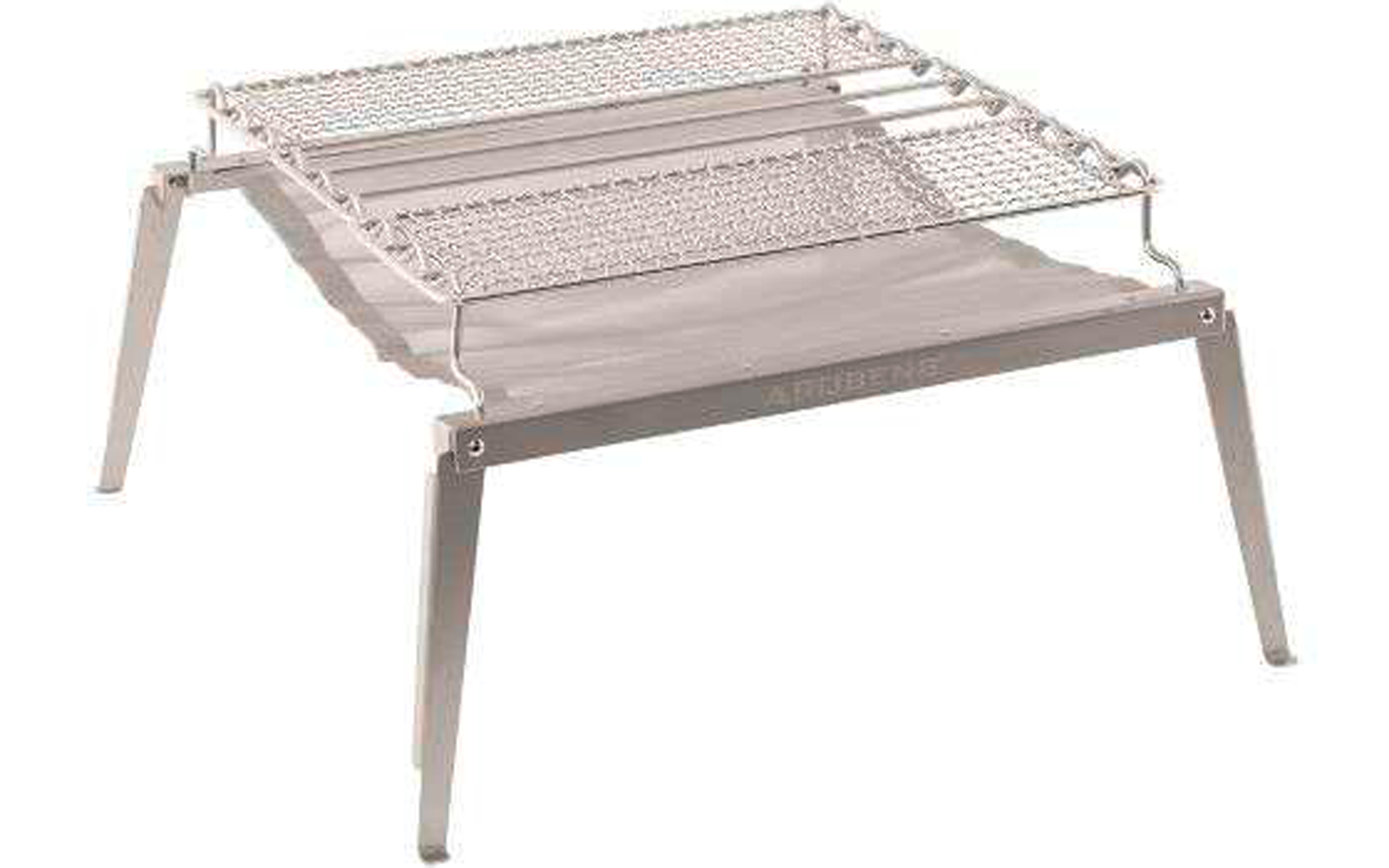 Timber Mesh Grill L i rustfritt stål fra Robens