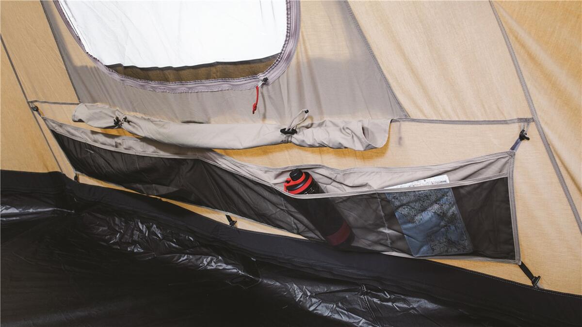 Montert Tipitelt Kiowa 10-personer 580x450cm polybomull i naturen