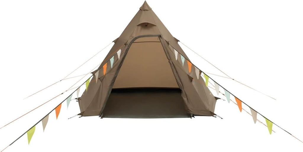 Detalj av nettdør på Tipitelt Otra 4-pers, 300x275 cm, A-ramme