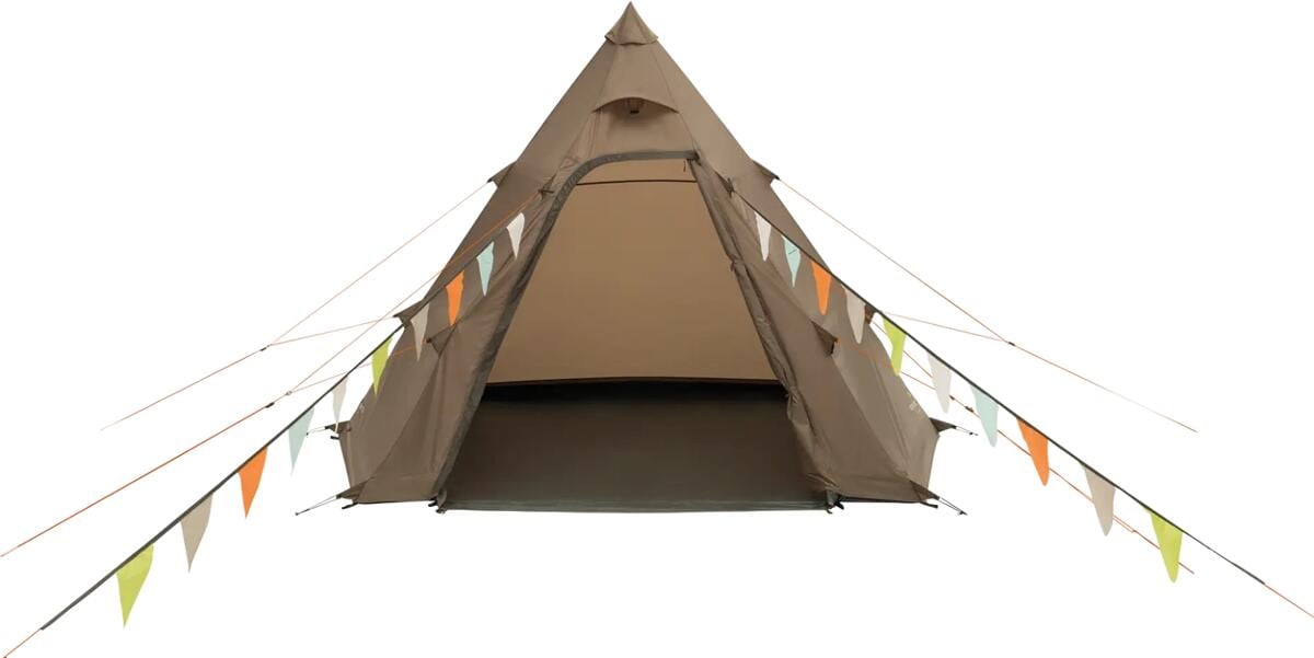 Detalj av nettdør på Tipitelt Otra 4-pers, 300x275 cm, A-ramme