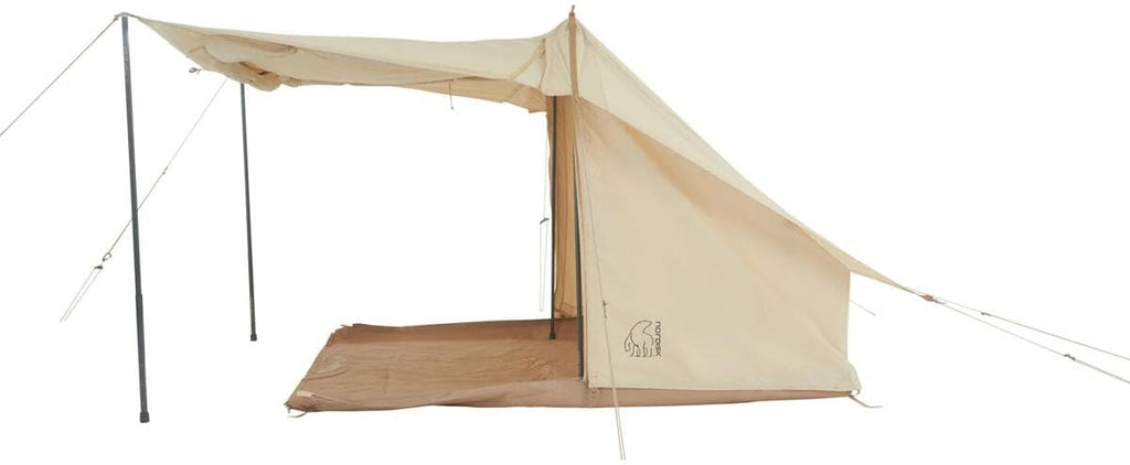Detalj av stoff og struktur på Tipitelt Ydun Sky 5.5 bomull/polyester 4-pers