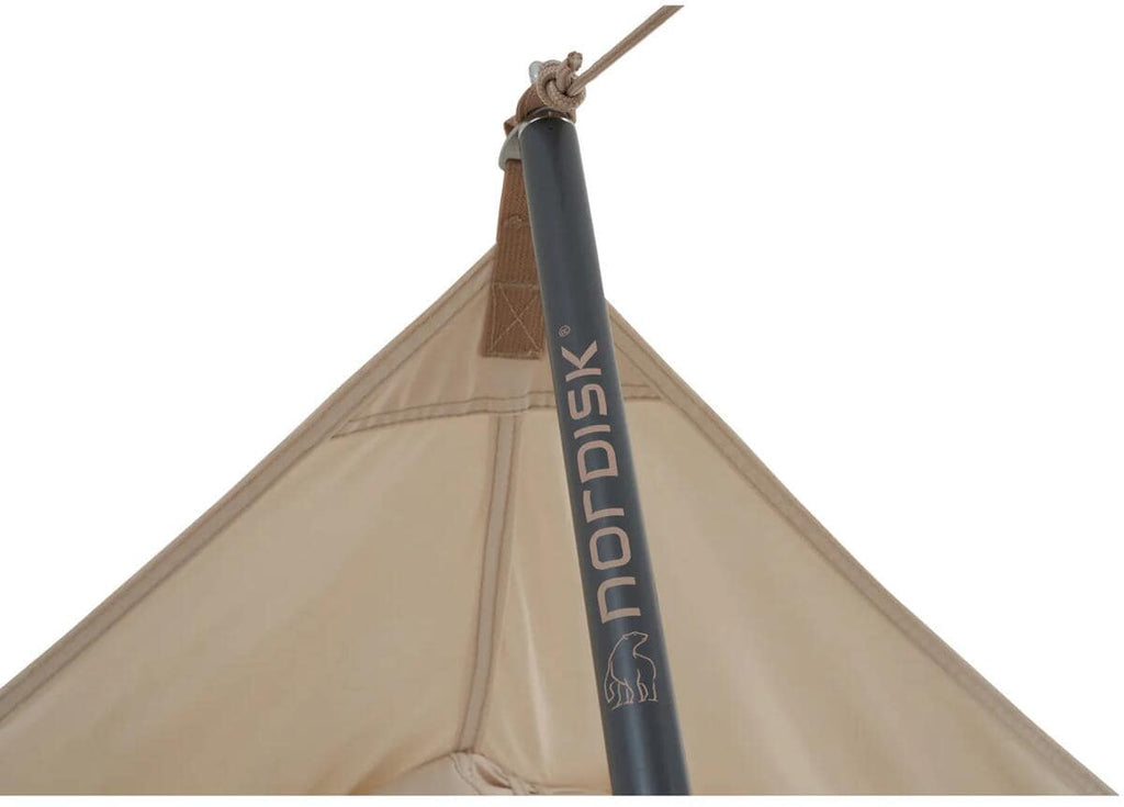 Utsikt fra innsiden av Tipitelt Ydun Sky 5.5 bomull/polyester 4-pers