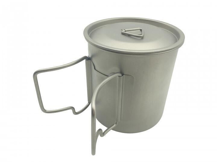Titankopp Olivin 400 ml med lokk forfra