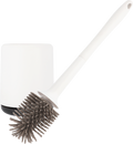 Toalettbørste med silikonbust inkl. veggfeste 38,5 cm forfra