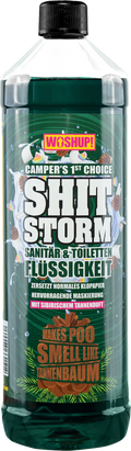 Toalettilsetning Shitstorm sibirsk furu-duft 1 liter foran