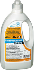 Toalettkonsentrat MultiSan Strong 1,5 l for fekaltank front