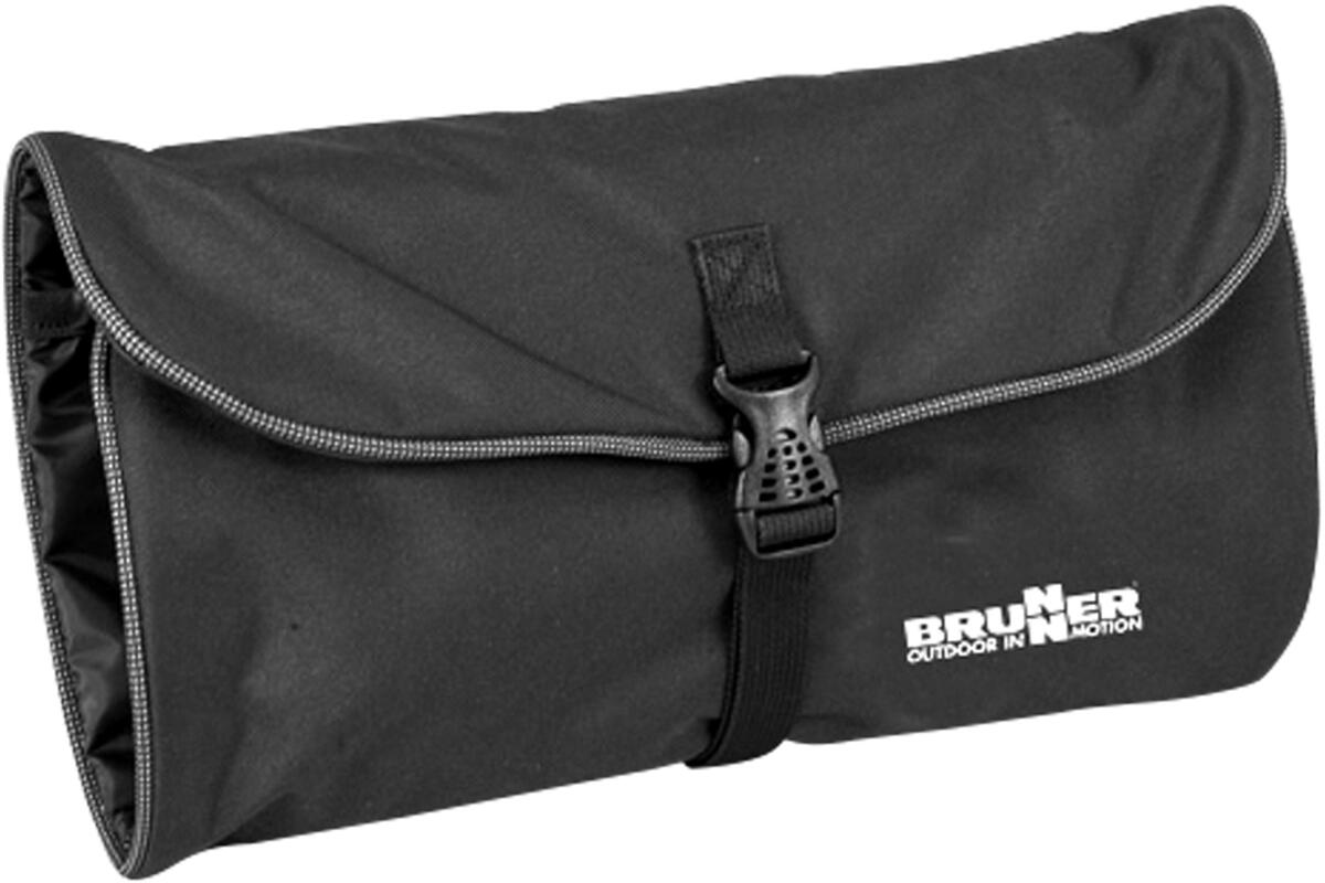 Toalettmappe Wash Bag 25,5x16 cm 600D polyester 210 g - Brunner innsiden