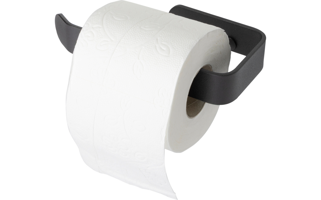 Toalettpapirholder 17 cm svart aluminium - Confurn detalj