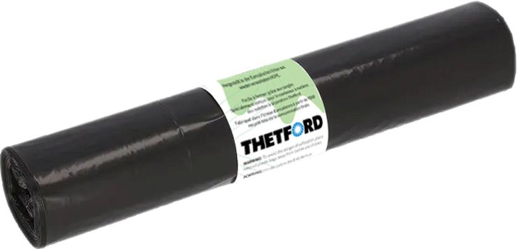 Toalettposer for separasjonstoalett 20 stk resirkulert plast - Thetford for hygienisk avfallshåndtering