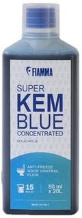 Toalettrens Super Kem Blue konsentrat eukalyptusduft 750 ml forfra