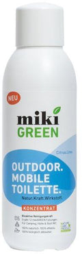 Forfra av Toaletttilsetning for mobilt toalett 500 ml biologisk nedbrytbar - mikiGREEN