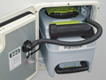 Toalettventilasjon Typ 3000A (CT3000/CT4000) 12V dørvariant hvit forfra