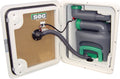 Toalettventilasjon Typ D (C400) 12V dørvariant hvit front