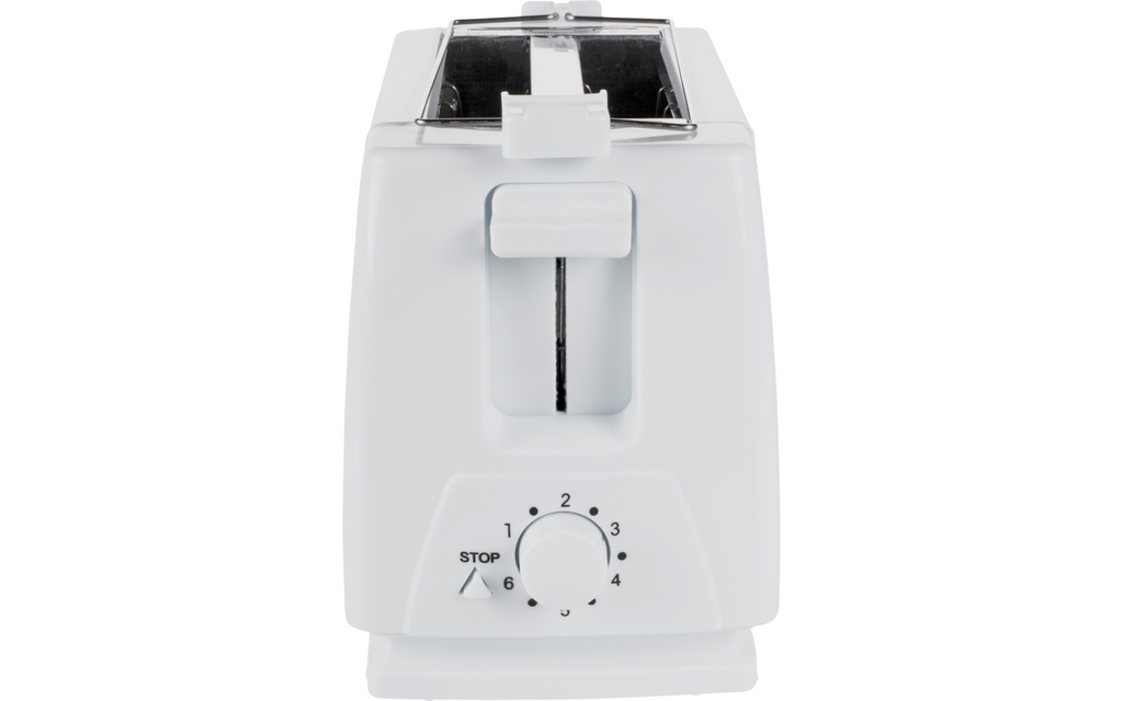 Pakking av Toaster med 6 bruningstrinn og rundstykkevarmer hvit 650 W - Tristar