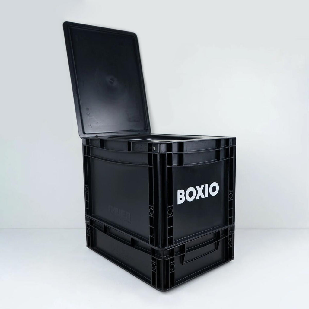 Detaljbilde av Toilet Up startsett med oppbevaringsboks og hampstrø - BOXIO