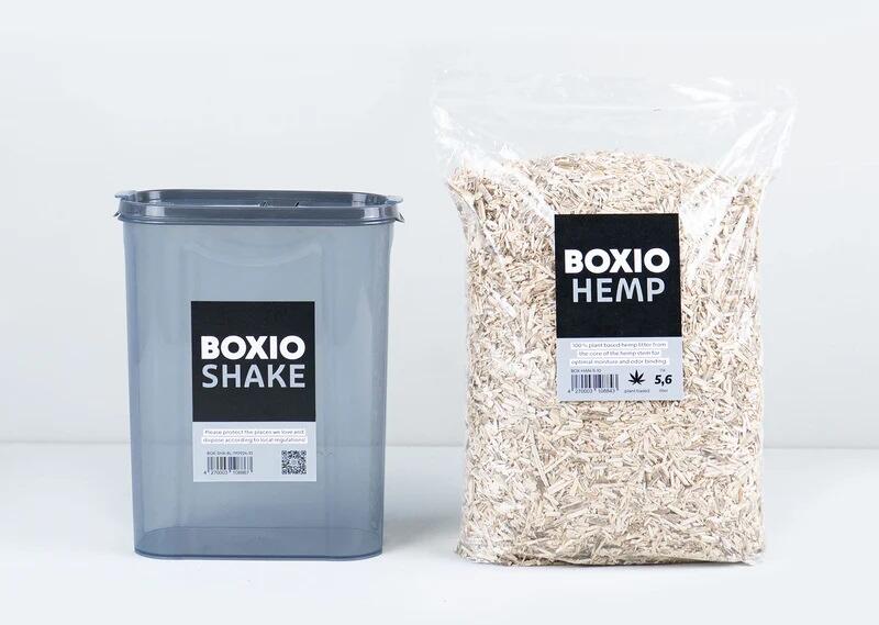 Tømming av beholder på BOXIO-TOILET Max+ svart