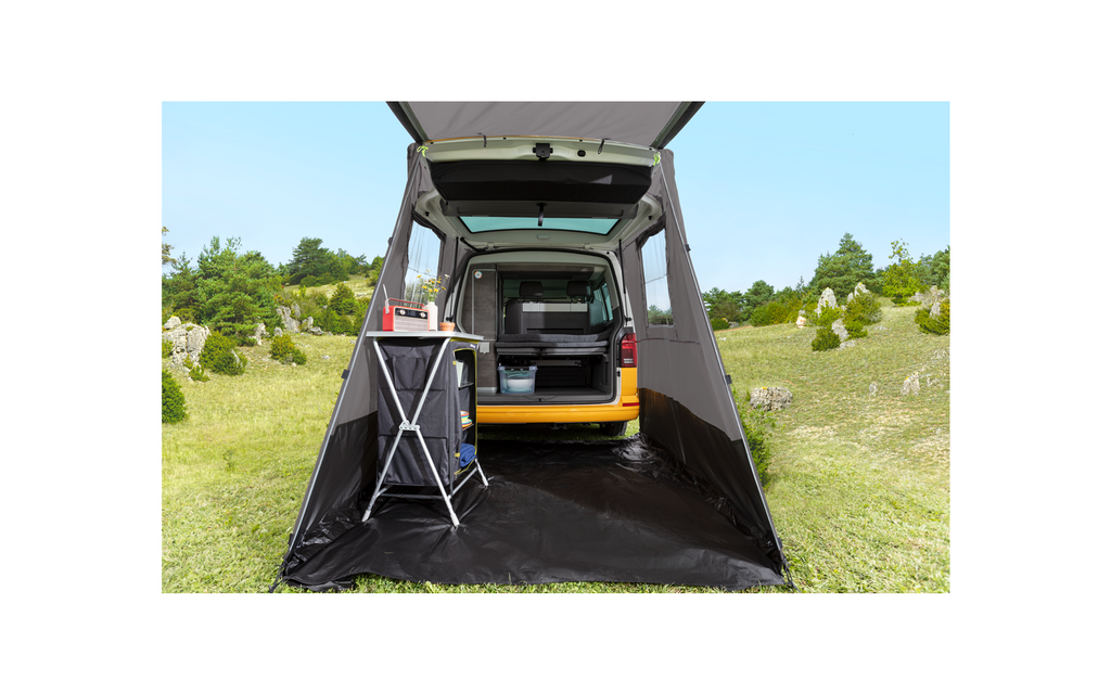Tonale Rear hektelt for VW T5/T6 oversikt over teltets mål