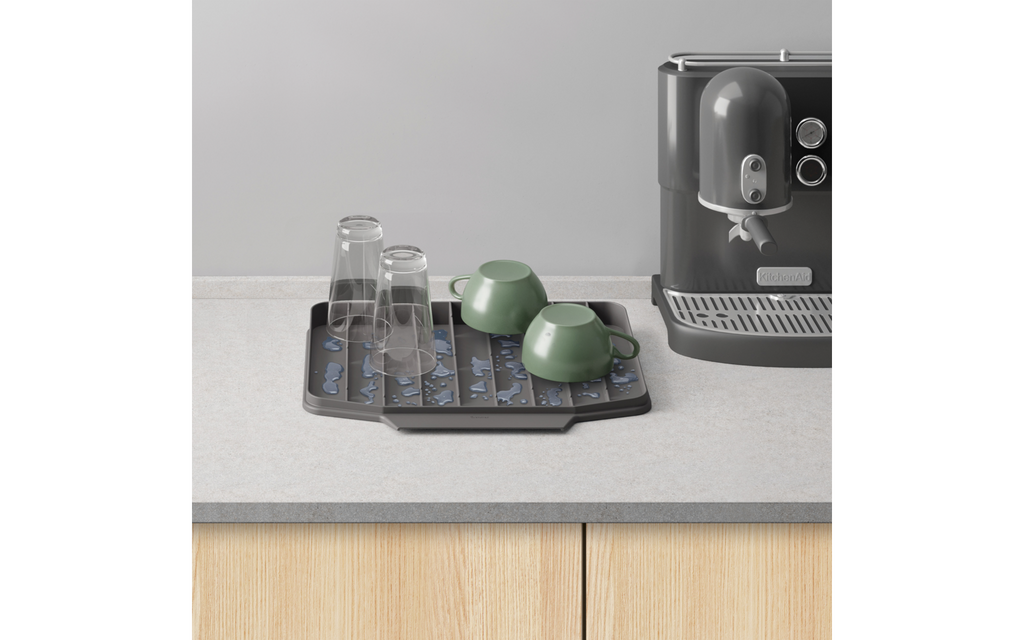 Tørkematte Gravity-Duo tosidig 40x33 cm gummi Metaltex bakside