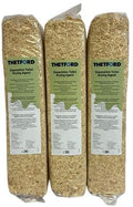 Tørkemiddel for separasjonstoalett trefiber 3-pakk 2,4 kg forfra