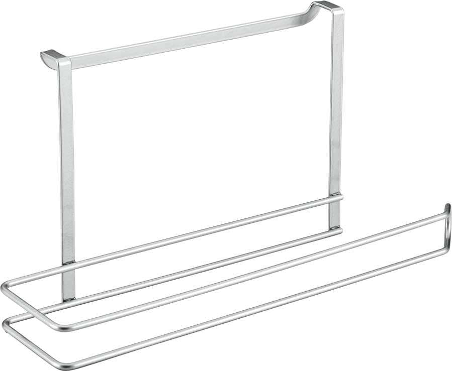 Tørkepapir-holder Galileo 10 x 34 x 18 cm sølv for praktisk oppbevaring