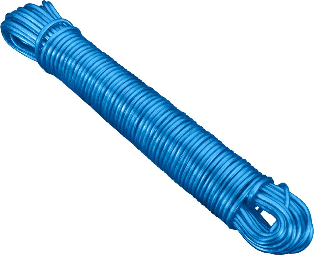 Tørkesnor i plast 20 m UV-bestandig - Metaltex forfra