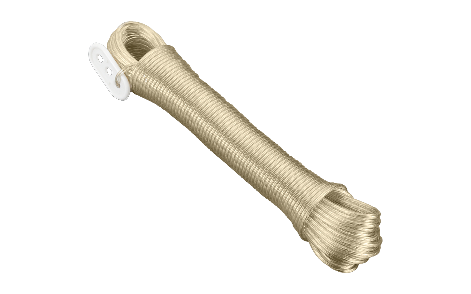 Detalj av strammer på tørkesnor med strammer 20 m stålkjerne PVC-belegg Metaltex