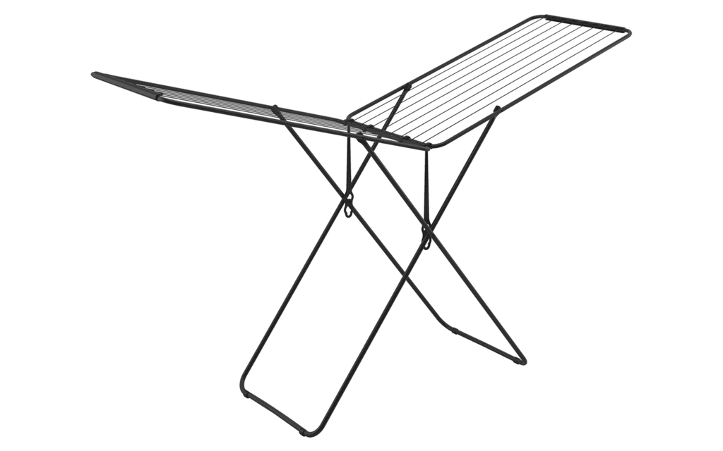 Tørkestativ Horizon ONYX 22 m høydejusterbart svart bakside