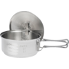 Detalj av lokket på Tørrbrennstoff kokesett 1000 ml rustfritt stål 434 g - Esbit