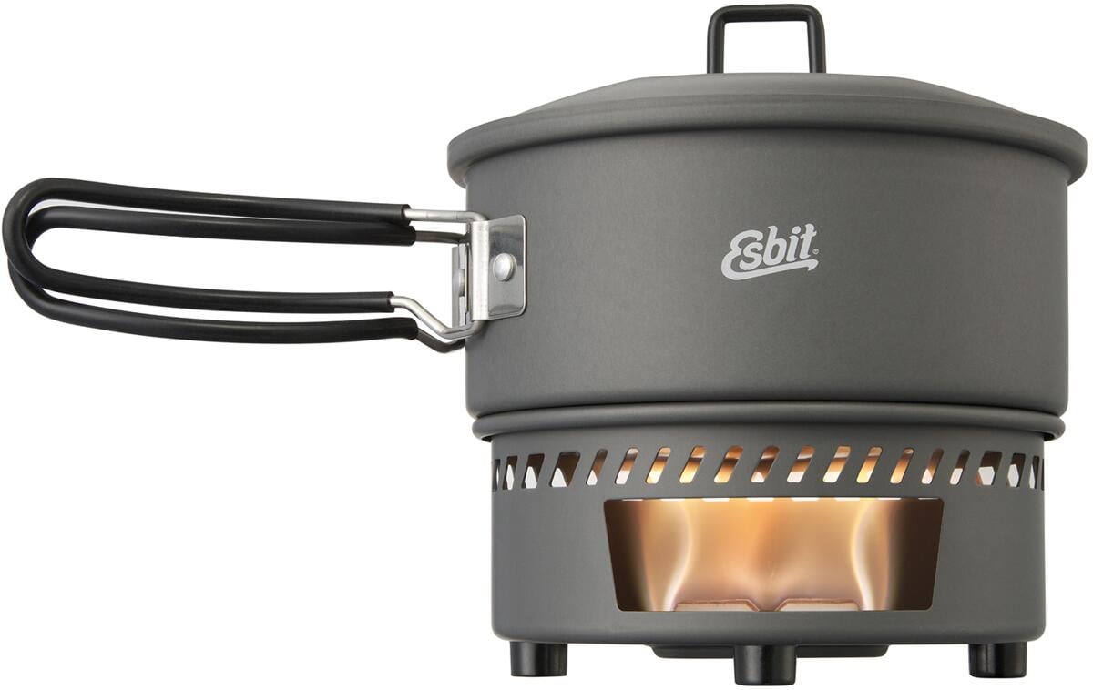 Tørrbrennstoff-kokesett 1L i aluminium, 429 g - Esbit forfra