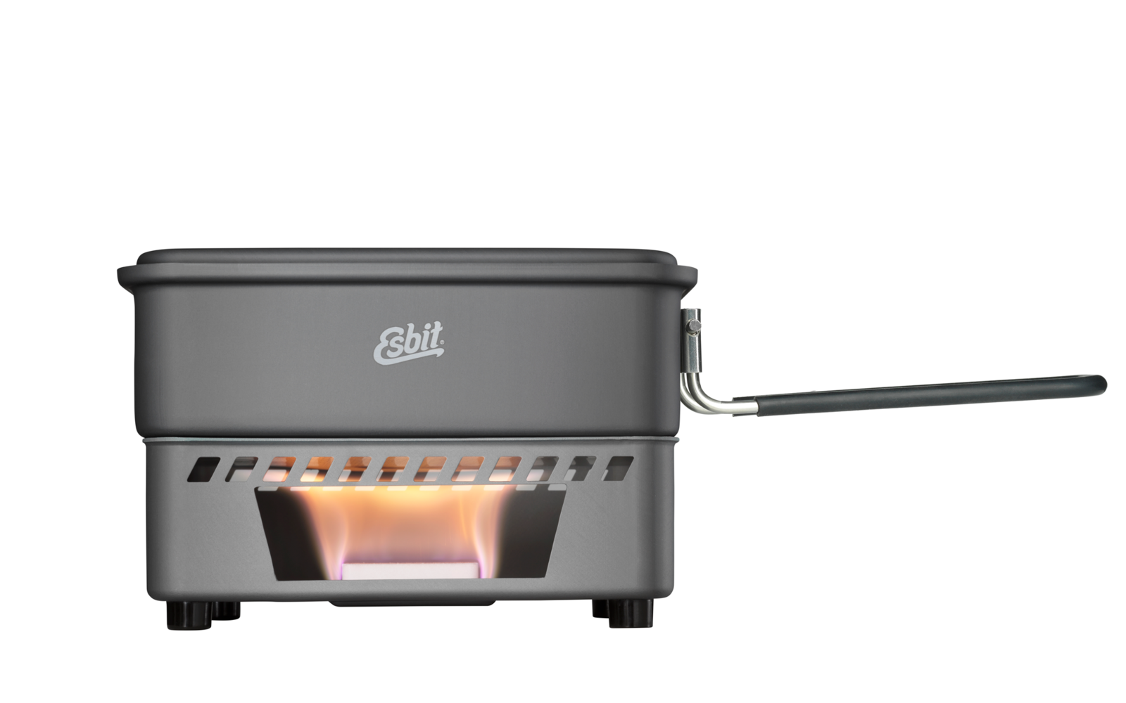 Tørrbrennstoff kokesett CS1100HA 1,1 l aluminium 390 g detalj av håndtak