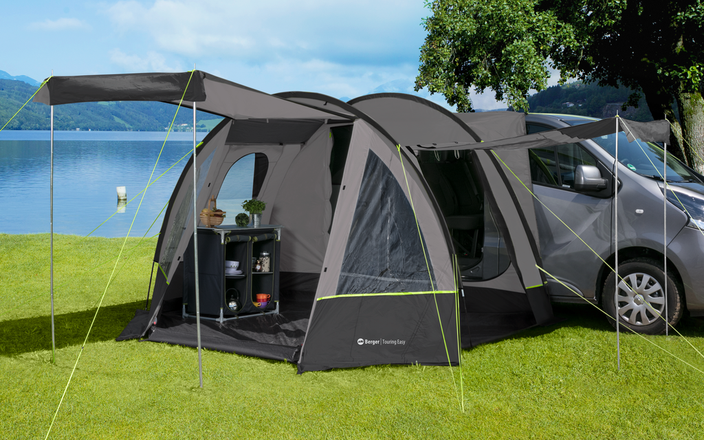 Touring Easy frittstående bussfortelt 320x250 cm forfra