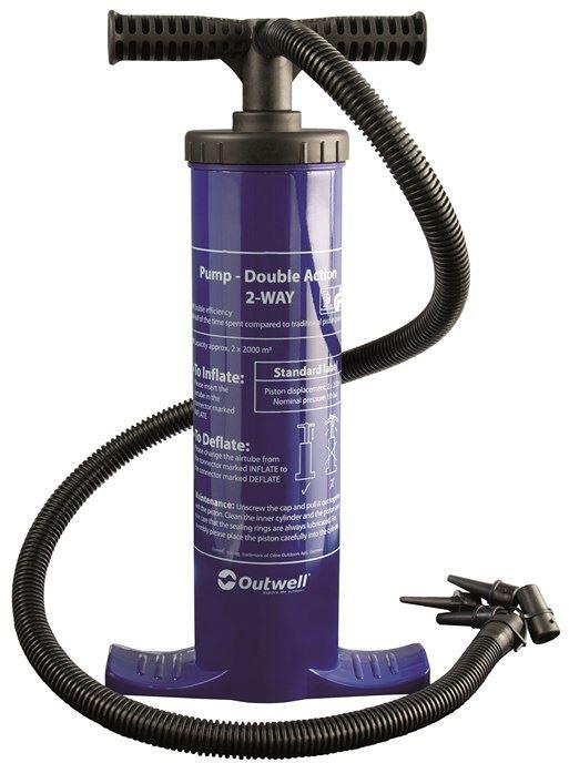 Toveis stempelpumpe 2L med tre dyser, 0,7 kg - Outwell forfra