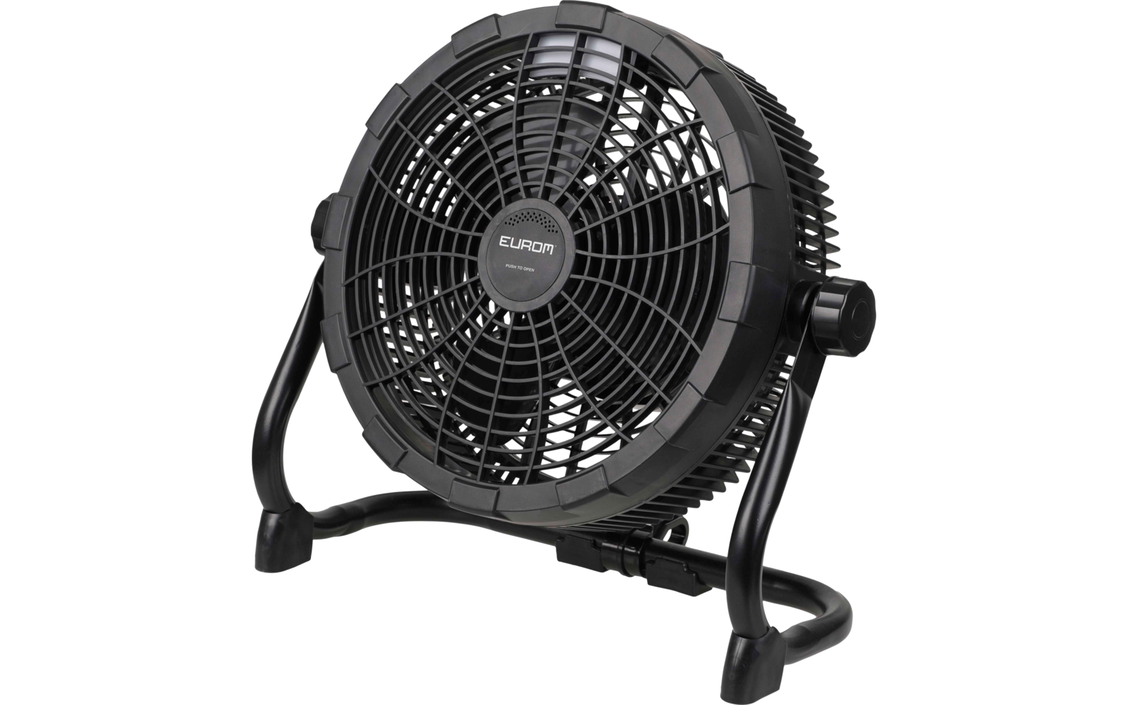 Trådløs vifte Airflow LED Cordless med USB-C tilkobling - Eurom bakside
