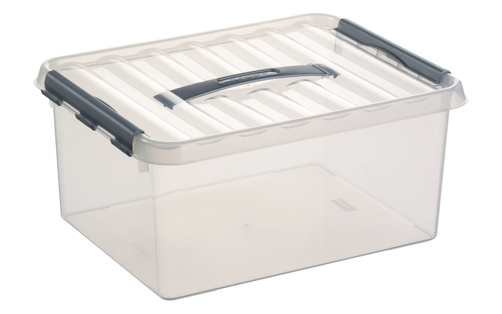 Transportboks 15 liter gjennomsiktig 40x29x18 cm - Sunware sett forfra