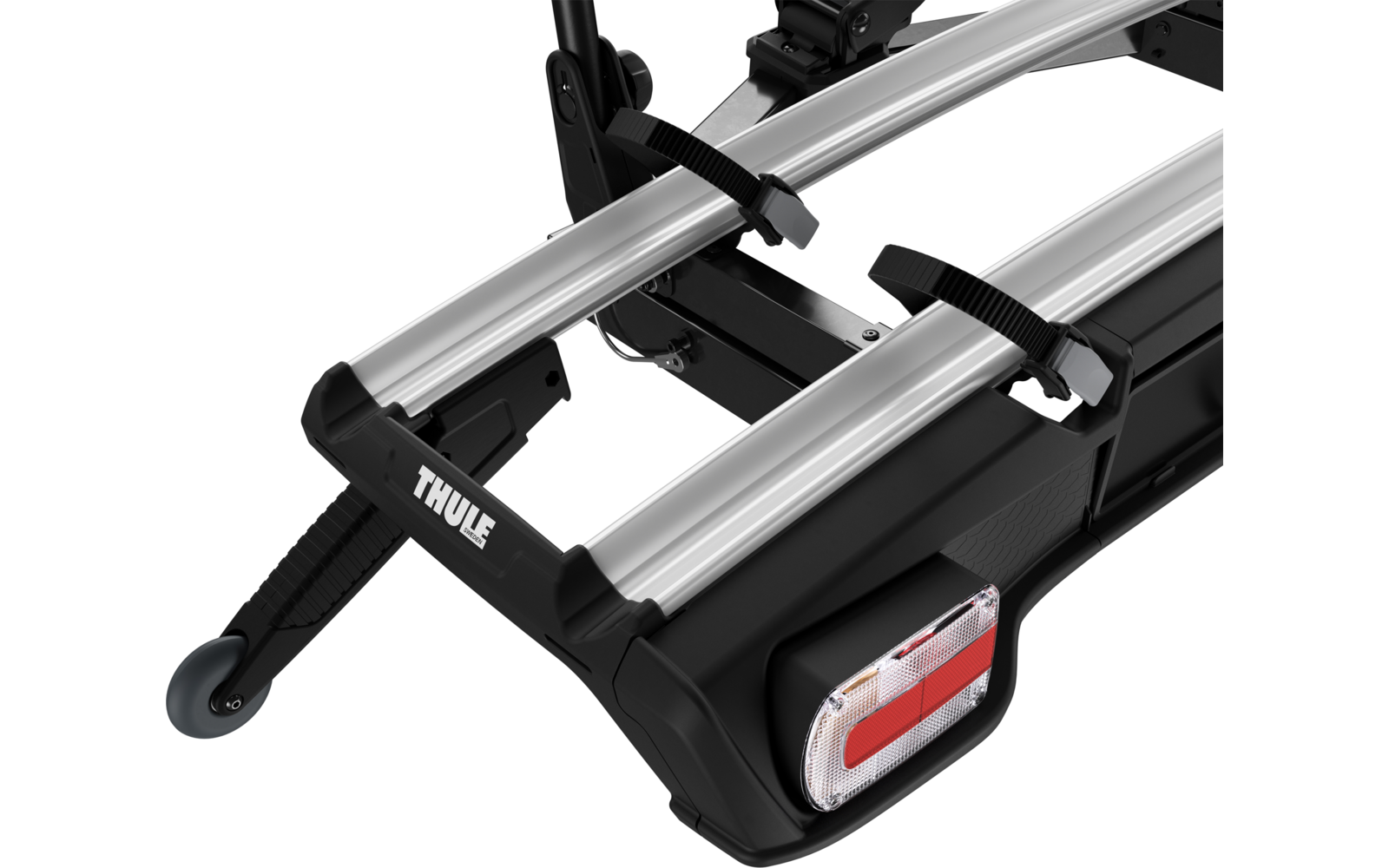 Transporthjul svart for sykkelstativ VeloSpace XT - Thule bakside