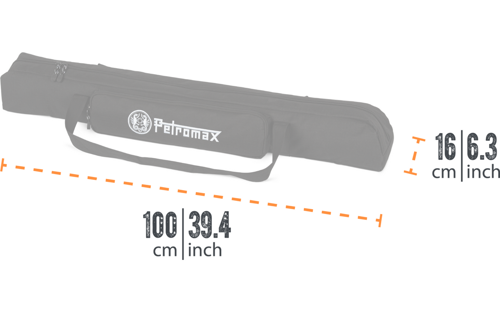 Transportveske d1 for trefot ripstop 750 g utvendig lomme