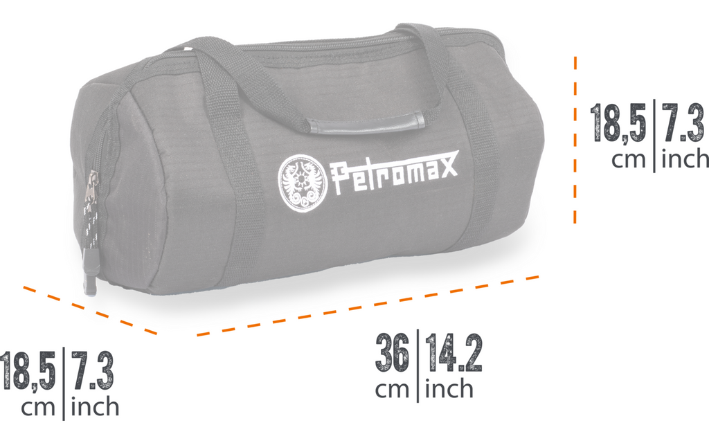 Transportveske for Petromax brannkjele fk2 bakside