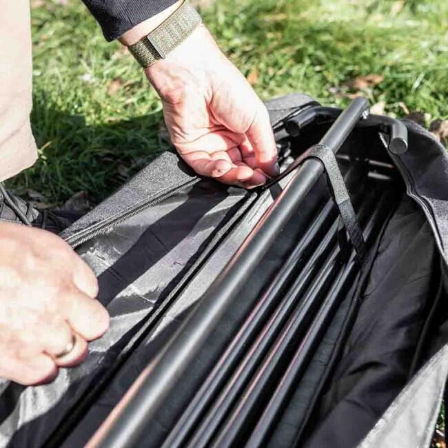 Transportveske for ildbro FRK1 nylon 119 cm 860 g Petromax montert på rygg