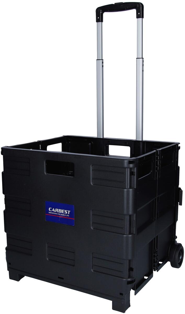 Transportvogn med sammenleggbar boks 35 kg forfra