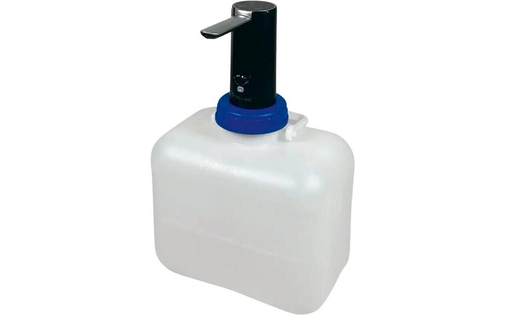 Travel Tap mobil vanndispenser 10 l med elektrisk kran bakside
