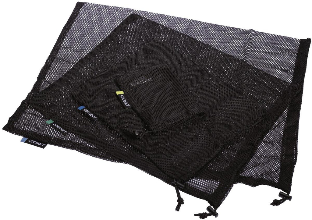 Traveler nettpose-sett i polyester mesh forfra