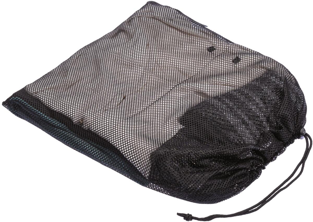 Traveler nettpose-sett i polyester mesh nærbilde av TPU-laminert bunn