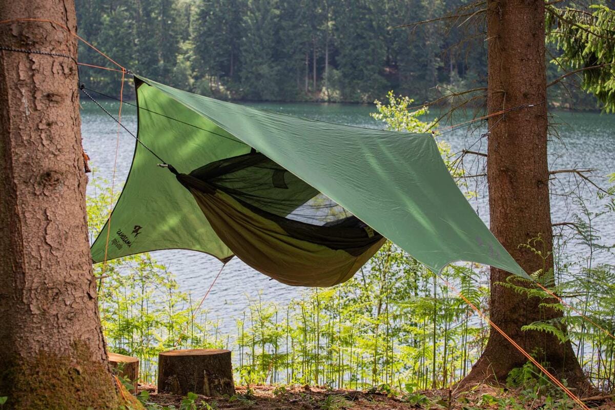 Pakksekk til Traveller tarp for hengekøye polyester ripstop vannsøyle 3000 mm
