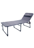 Trebent liggestol Elegant aluminium 4-pos ryggstøtte 140 kg forfra