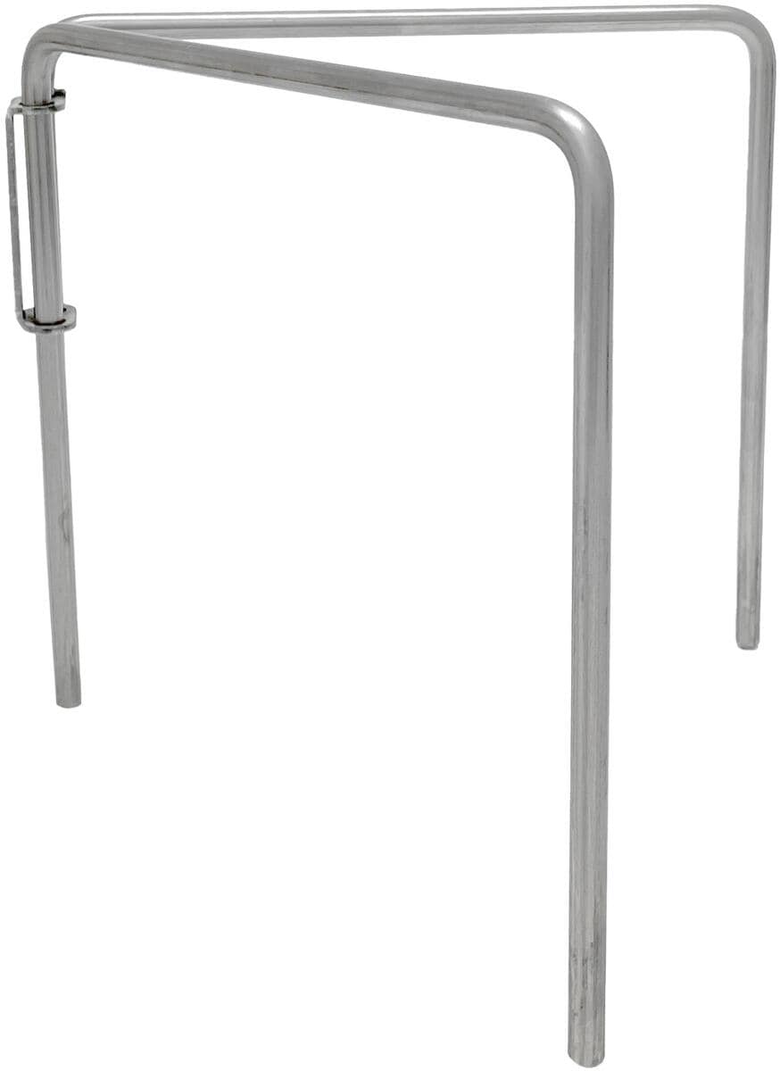 Trebent stativ for panner over bål stål 200x200 mm forfra