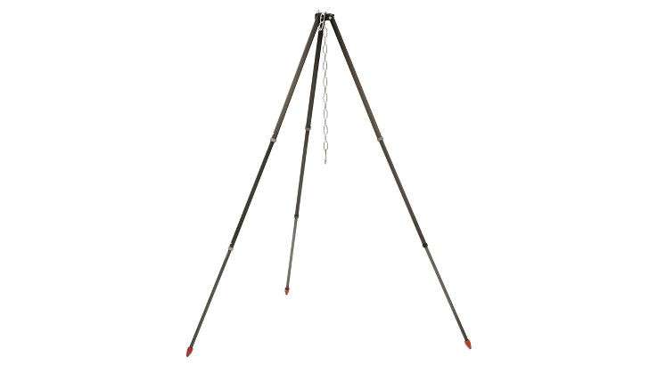 Trefot i aluminium med teleskopstang 120 cm fra Robens