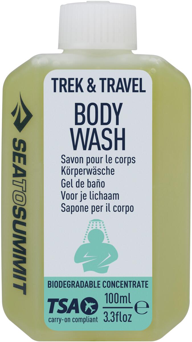 Trek & Travel flytende dusjsåpe 100 ml biologisk nedbrytbar fra Sea to Summit