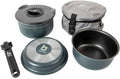 Trekking grytesett 5 deler aluminium med belegg 0,6 kg - Bo-Camp forfra