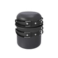 Trekking grytesett aluminium 3-4 personer 258 g - Origin Outdoors sett i detalj